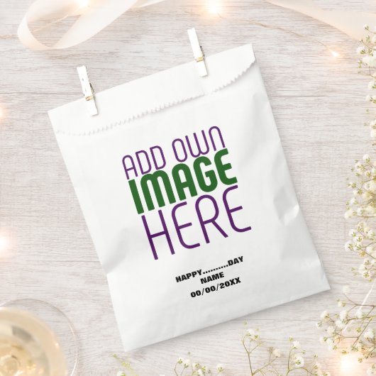 SACHETS EN PAPIER MODELE DE TEXTE D'IMAGE BLANC SIMPLE ÉDITABLE MODE (Coupé)