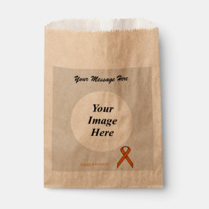 Sachets En Papier Modèle Orange Standard Ribbon par Kenneth Yoncich