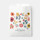 Sachets En Papier Modern Floral Baby Shower (Devant)