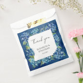 Sachets En Papier Modern Rustic Blue Hydrangeas Floral Wedding (Scellé)