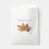Sachets En Papier Moderne Automne Simple Feuilles d'automne (Devant)