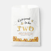 Sachets En Papier Moderne Cute C’est tellement doux d’être le 2e ann (Devant)