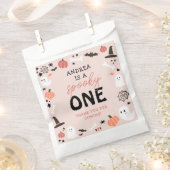 Sachets En Papier Moderne Cute Éffrayant Un Halloween Premier Annive (Coupé)