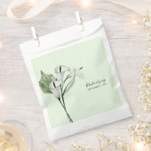 Sachets En Papier Moderne Elégant blanc Calla Lilies Mariage (Coupé)