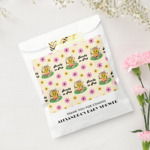 Sachets En Papier Moderne Groovy Daisy Rose Jaune Elle est prête à é