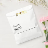 Sachets En Papier Moderne minimaliste souligné (Scellé)