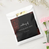 Sachets En Papier Moderne Passionate Red 'n Black Mariage Design (Scellé)