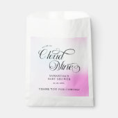 Sachets En Papier Moderne Pastel Pink Cloud Neuf Baby shower (Devant)