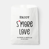 Sachets En Papier Moderne S’more Love Wedding Favor Sac (Devant)