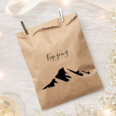 Sachets En Papier Moderne Sac Cadeau Simple Noir (Coupé)