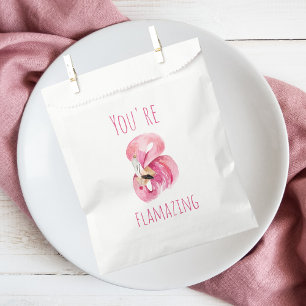 Sachets En Papier Moderne Vous Flamazirez Beauté Flamant rose rose