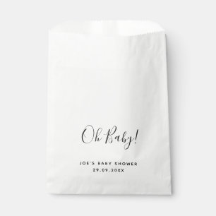 Sachets En Papier Mon bébé ! Favoriser le Baby shower de sac à gâche