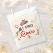 Sachets En Papier Mon premier Rodeo Cowboy 1er premier anniversaire (Coupé)