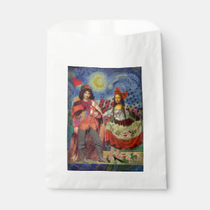 Sachets En Papier Mona Lisa Romantic Funny Art coloré