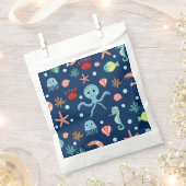 Sachets En Papier Monde marin (Coupé)