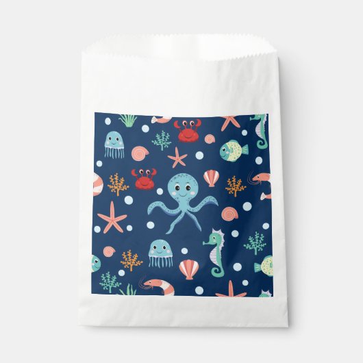 Sachets En Papier Monde marin (Devant)