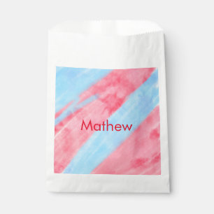 Sachets En Papier monogramme à lettre initiale simple ajoutez votre