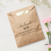 Sachets En Papier Monogramme artisanal ou ajouter un logo Sac d'affa (Scellé)