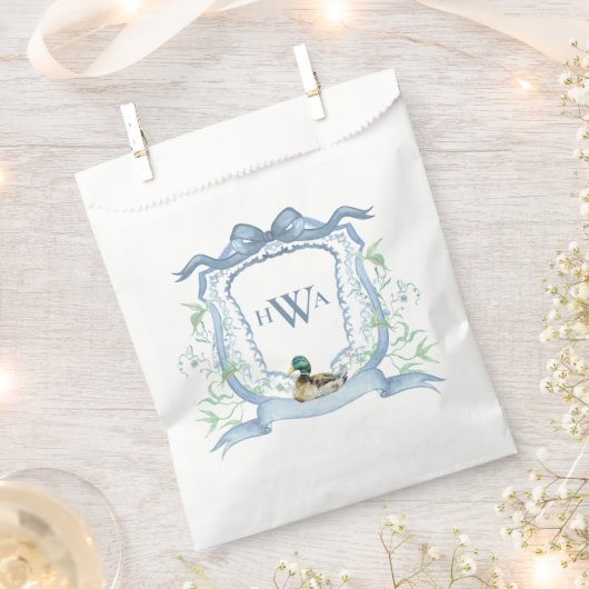 Sachets En Papier Monogramme de canard de Mallard (Coupé)