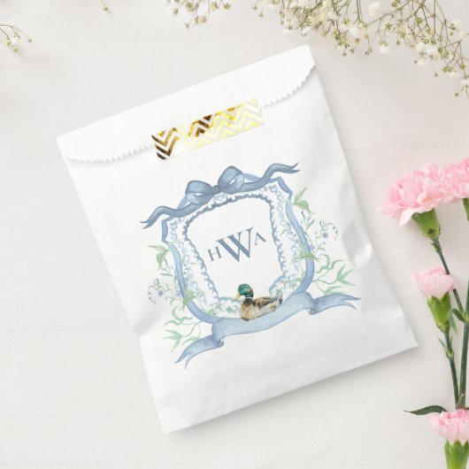 Sachets En Papier Monogramme de canard de Mallard (Scellé)