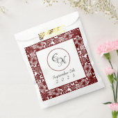 Sachets En Papier Monogramme de travail ouvert Mariage de Bourgogne (Scellé)