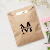 Sachets En Papier Monogramme et nom personnalisés (Scellé)