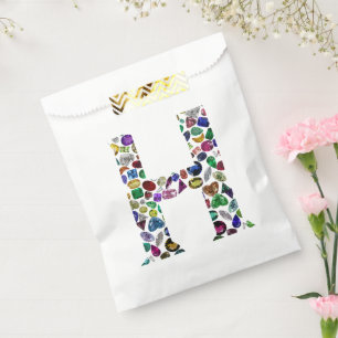 Sachets En Papier Monogramme H