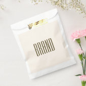 Sachets En Papier Monogramme, marque ou nom commercial | Brown non b (Scellé)