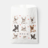 Sachets En Papier Monogramme Personalized Adorable French Bulldog (Devant)