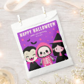Sachets En Papier Monster Mash Purple Kids Halloween fête d'annivers (Coupé)