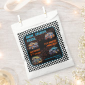 Sachets En Papier Monster Truck Bash Boy 5e fête d'anniversaire (Coupé)