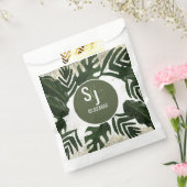 Sachets En Papier Monstera Tropical Faux Gold Splash (Scellé)