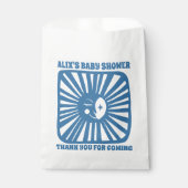 Sachets En Papier Moon Glow Boho Modern Cute Baby shower PERSONNALIS (Devant)