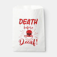 mort du crâne avant décaf squelette café rouge