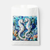 Sachets En Papier Mosaic Seahorses Plage romantique (Devant)