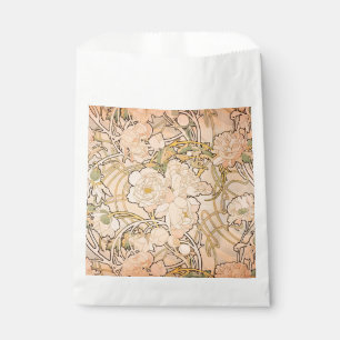 Sachets En Papier Motif classique Art nouveau de jardin de pivoines