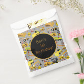 Sachets En Papier Motif de camions de construction personnalisés (Scellé)