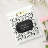 Sachets En Papier Motif de la Bow Noir (Scellé)