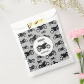 Sachets En Papier Motif de moto Nom Customisé Anniversaire (Scellé)