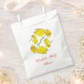 Sachets En Papier Motif de roses. (Coupé)