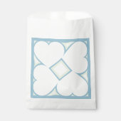 Sachets En Papier Motif des Coeurs Blancs (Devant)