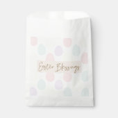 Sachets En Papier Motif moderne Pastel Egg | Bonne Pâques (Devant)