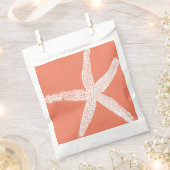 Sachets En Papier Motif Saumon rose orange Cool (Coupé)