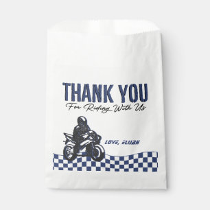Sachets En Papier Motocross Dirt Bike Boys Anniversaire