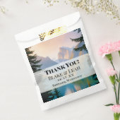 Sachets En Papier Mountain Lake Personalized Wedding Favor Bags (Scellé)