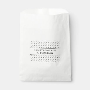 Sachets En Papier Moustache Vous Une Question Mood Stripe