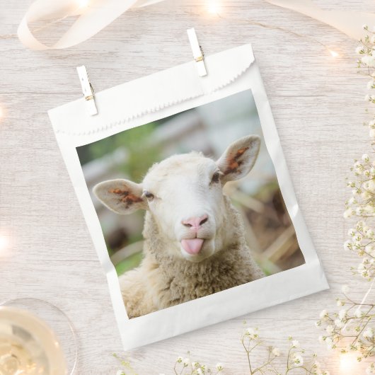 Sachets En Papier Mouton montrer langue (Coupé)