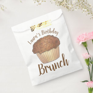 Sachets En Papier Muffin au Streusel pour le Brunch du Petit Déjeune