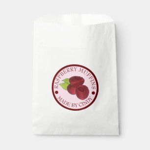 Sachets En Papier Muffins De Framboise Faits Maison Fabriqués À Part