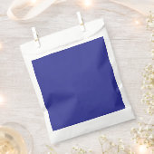 Sachets En Papier mur bleu avec horloge (Coupé)